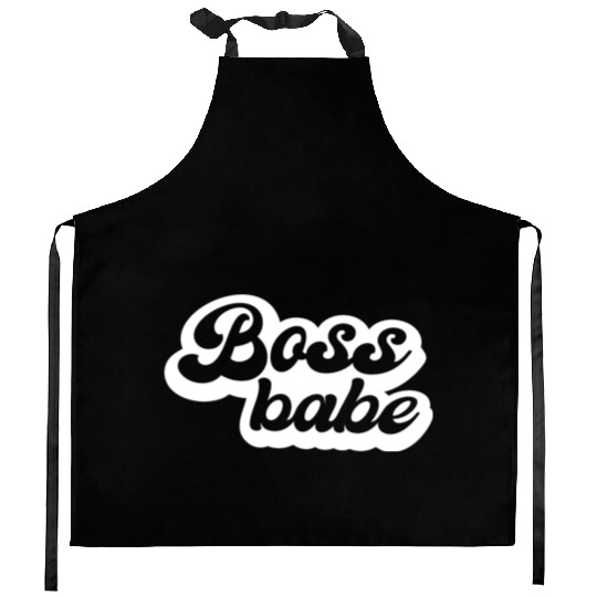 Boss Babe Softgirl Proud Woman Kitchen Aprons