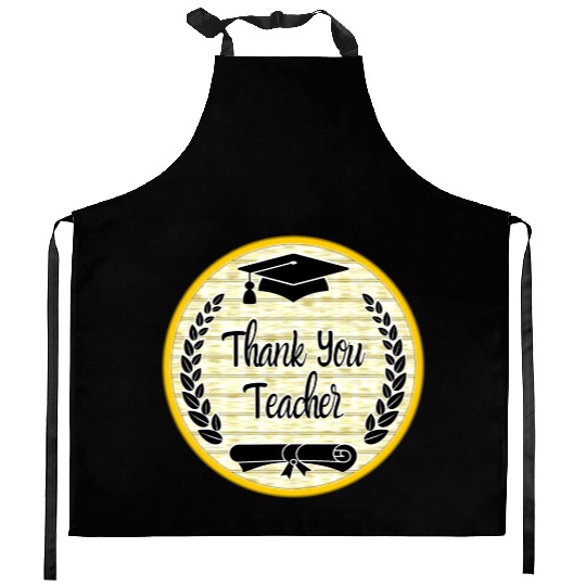 Thank You Teacher Kitchen Aprons