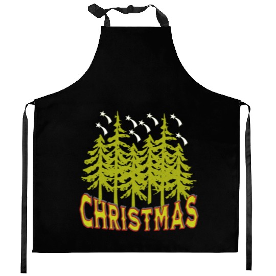 Happy Hallothanksmas Funny Christmas, Classic Kitchen Aprons