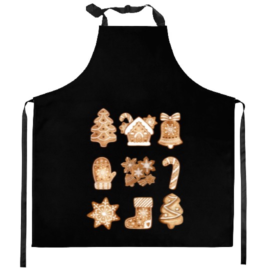 Christmas Gingerbread Cookies! Kitchen Aprons
