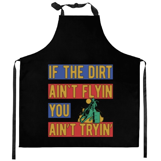 Barrel Racing Kitchen Aprons