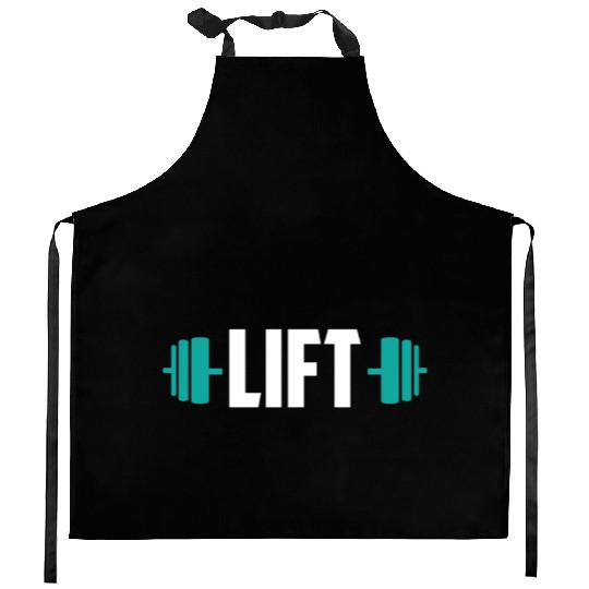 Lift Weightlifting Lifting Gym Workout Kitchen Aprons