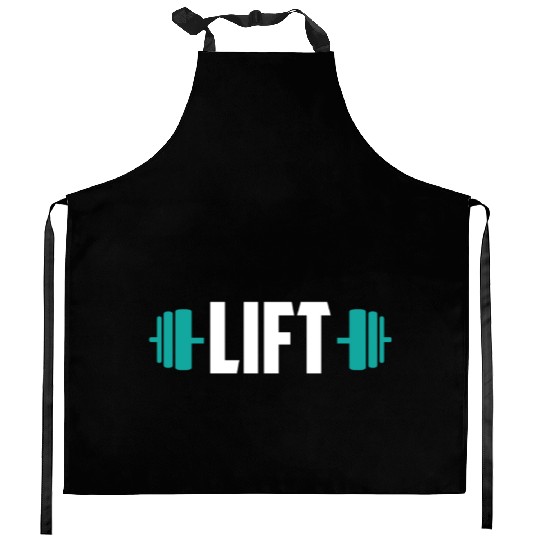Lift Weightlifting Lifting Gym Workout Kitchen Aprons