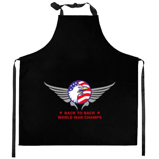Back to Back B2B World War Kitchen Aprons