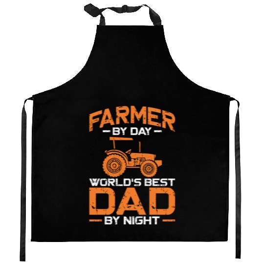 Farming Farmer Dad Father Vintage Kitchen Aprons
