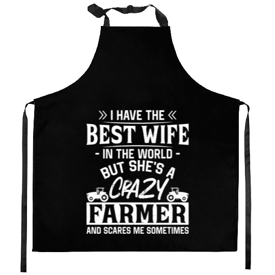 Farming Farmer Wife Vintage Kitchen Aprons