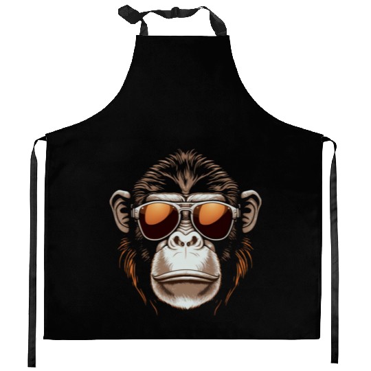 Monkey Face Kitchen Aprons