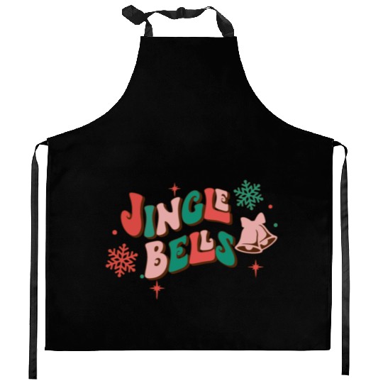 Jingle Bells Christmas Kitchen Aprons