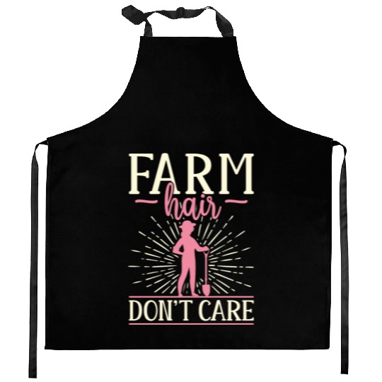 Farming Farmer Girl Female Farm Kitchen Aprons