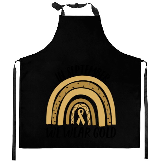 Childhood Cancer Awareness In September We Wear Go Kitchen Aprons
