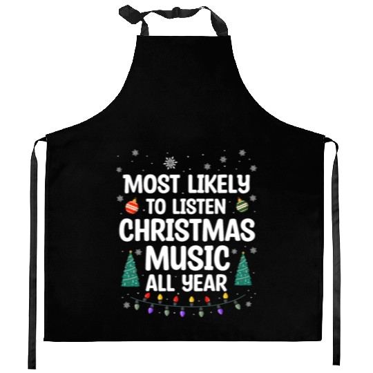 Xmas Quote, Funny Christmas Quote, Santa Claus Kitchen Aprons