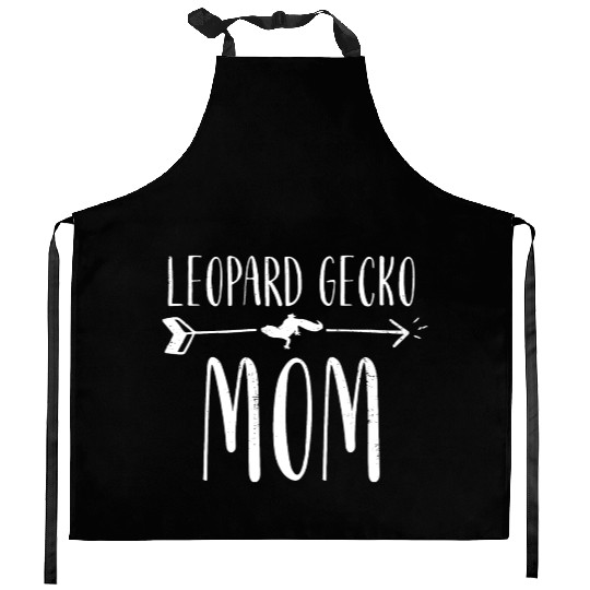 Leopard Gecko Mom Cute Lizard Women's Pet Leopard Kitchen Aprons