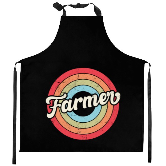 Farming Farmer Retro Vintage Kitchen Aprons