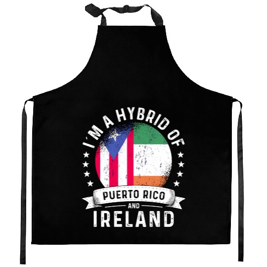 Puerto Rico Flag Ireland Grown Country Flags Kitchen Aprons