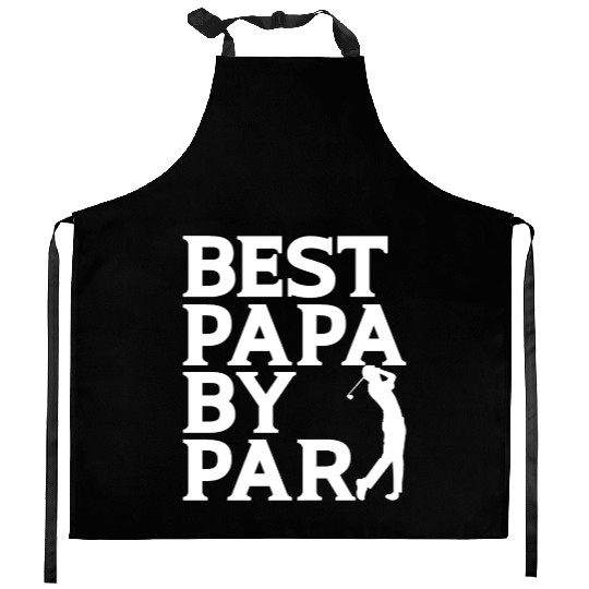 Best Grandpa By Par Golfing Papa Father’s Day Kitchen Aprons