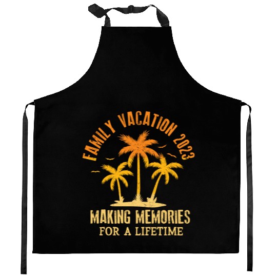 Family Vacation 2023 Making Memories Kitchen Aprons