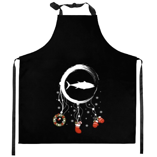 Winter dreamcatcher Christmas Tuna Kitchen Aprons