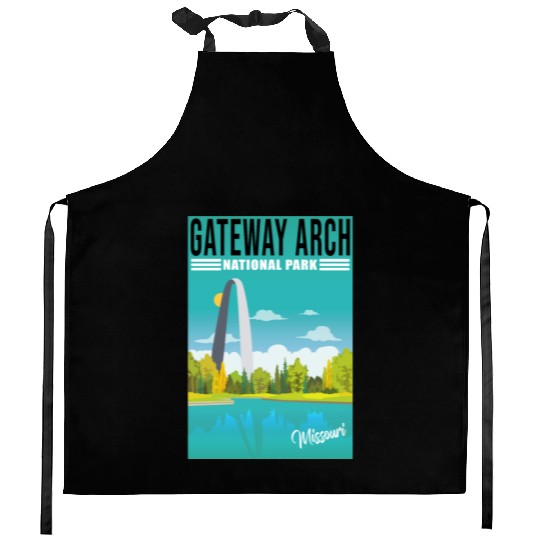 Gateway Arch National Park Missouri, St Louis Kitchen Aprons