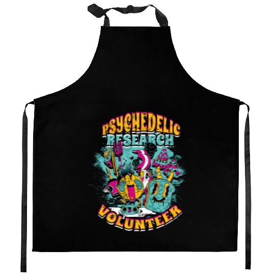 Psychedelic Research Volunteer - psychedelic Kitchen Aprons