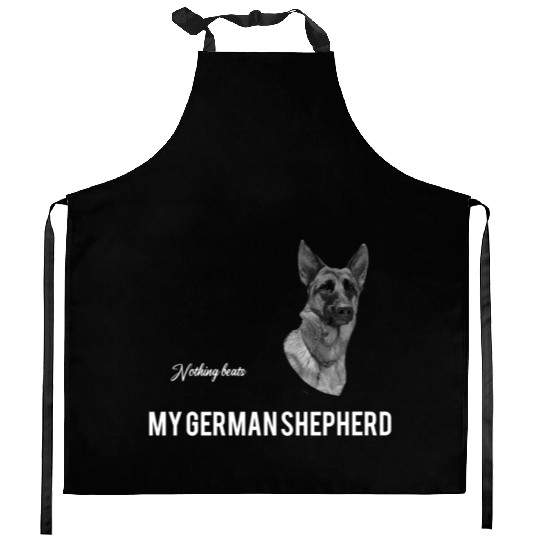 Nothing beats my German Shepherd Kitchen Aprons