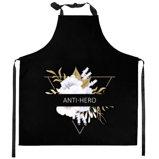 Anti-Hero Flower Text Gift Music Fan Lover Kitchen Aprons