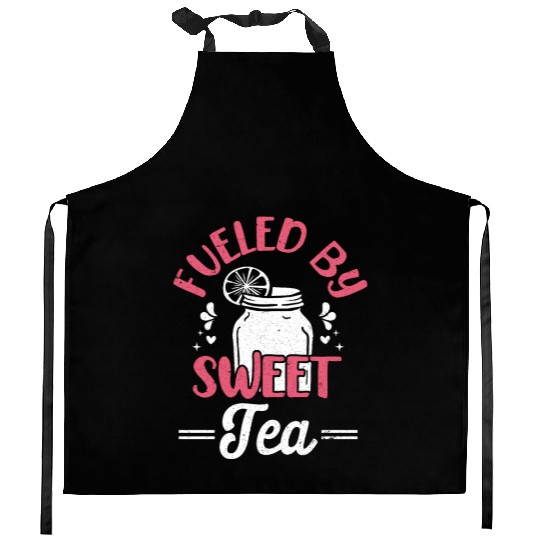 Funny Sweet Tea Fueled By Sweet Tea Kitchen Aprons