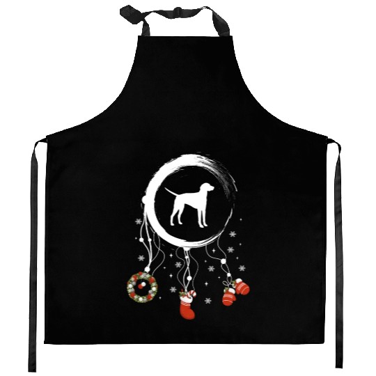 dog dreamcatcher Christmas American Foxhound Kitchen Aprons