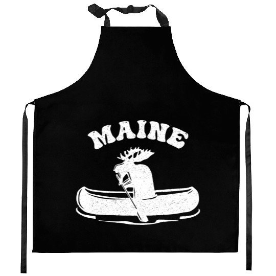 Maine , Paddling Moose Kitchen Aprons