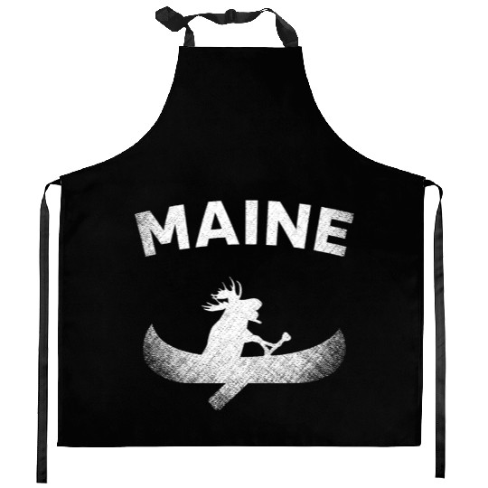 Maine , Paddling Moose Kitchen Aprons