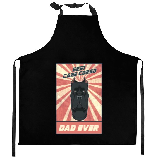Best Cane Corso Dad Ever I Cane Corso Lover Kitchen Aprons