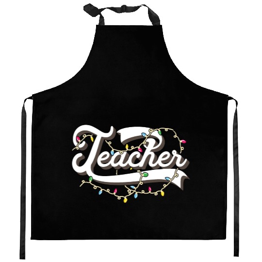 Christmas Teacher Outfit School Kitchen Aprons