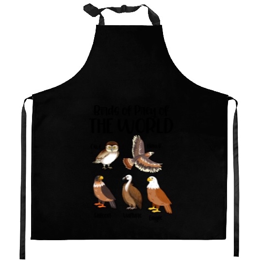Birds of Prey Of The World Kitchen Aprons