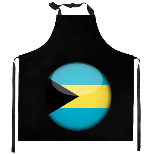 Bahamas Flag Kitchen Aprons