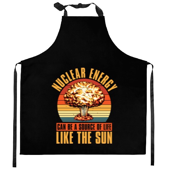 Physics Physicist Funny Nuclear Physics Kitchen Aprons