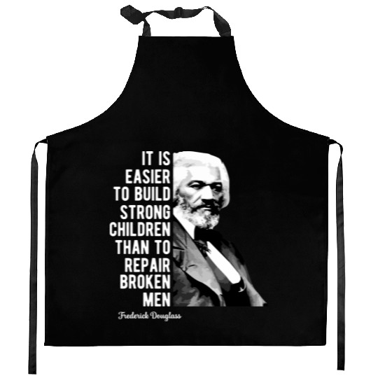 Frederick Douglass Quote For Black History Month Kitchen Aprons