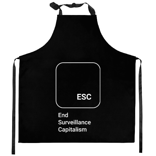 ESC - End Surveillance Capitalism Kitchen Aprons