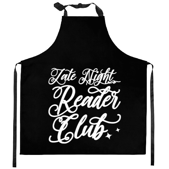 Late Night Reader Club Kitchen Aprons
