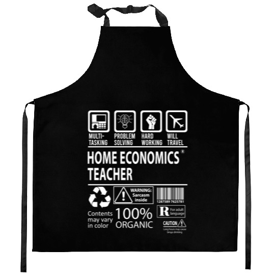 Home Economics Teacher Kitchen Aprons - Multitasking Job