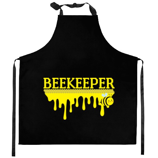 Bee Keeper Beekeeper, Funny Bee Hive Honey Lover Kitchen Aprons