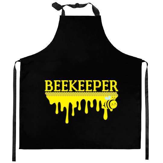 Bee Keeper Beekeeper, Funny Bee Hive Honey Lover Kitchen Aprons