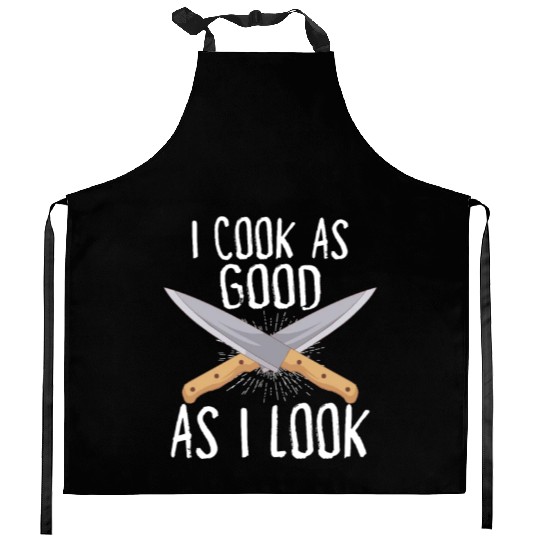 Chef Cook Kitchen Restaurant Knives Cookout Kitchen Aprons