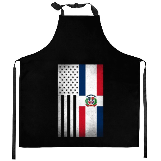 Dominican Republic Design for Dominican Americans Kitchen Aprons