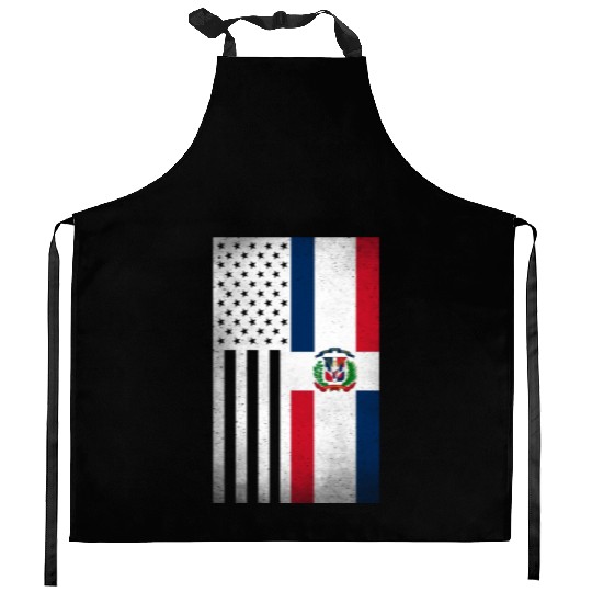 Dominican Republic Design for Dominican Americans Kitchen Aprons
