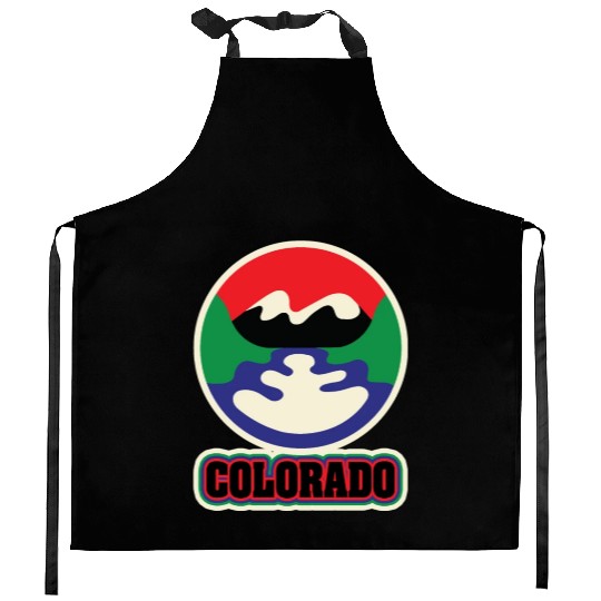 US States COLORADO Kitchen Aprons