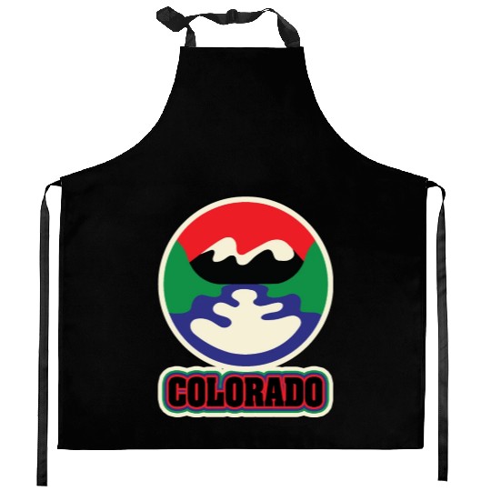 US States COLORADO Kitchen Aprons