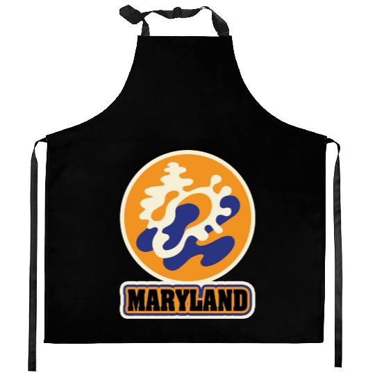 US States MARYLAND Kitchen Aprons