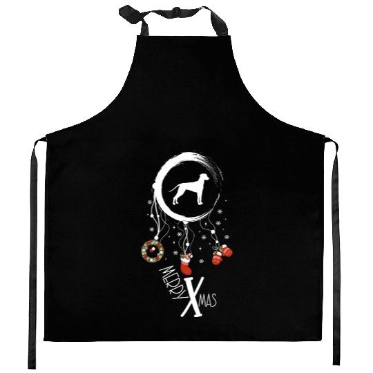 dog dreamcatcher Christmas Dalmatian Kitchen Aprons