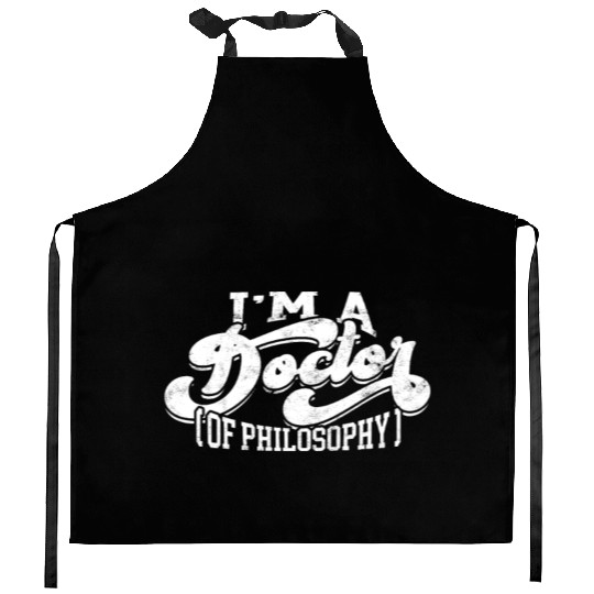 Doctor Of Philosophy Doctorate Phd Student Kitchen Aprons