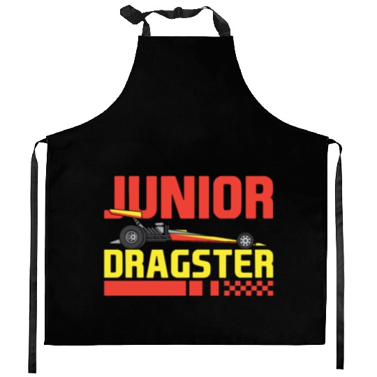 Junior Dragster Drag Racing Future Drag Racer Kids Kitchen Aprons
