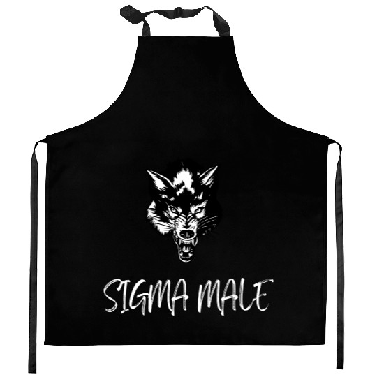 Lone Wolf Sigmamale Alfa Male Kitchen Aprons